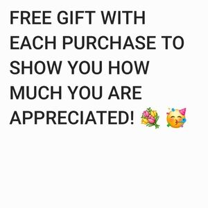 Free Gift With All Purchases!